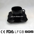 2014 New design hot selling unique square ceramic coffee cup with handle